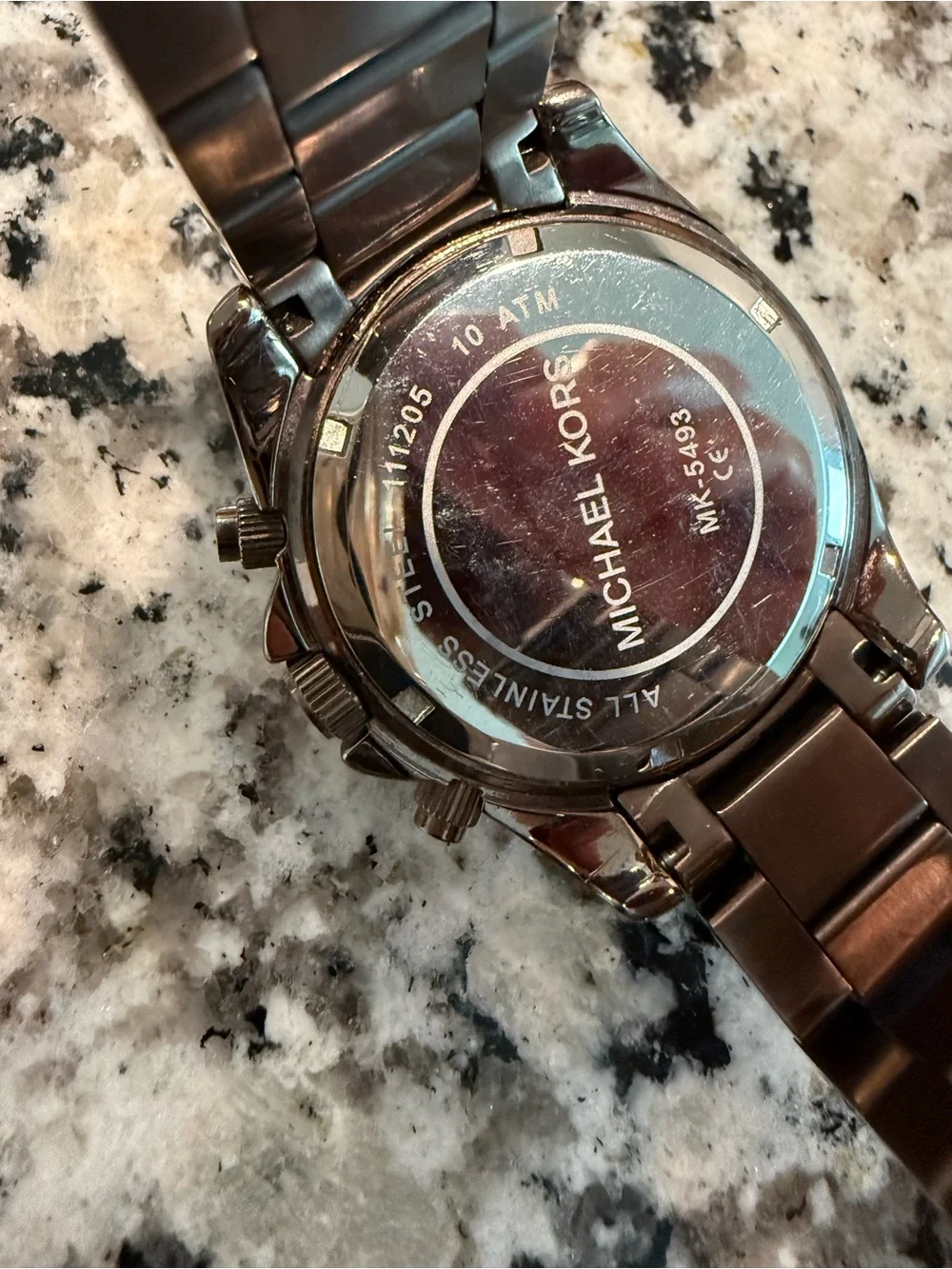 Michael Kors Rose Gold Bracelet Chronograph Watch